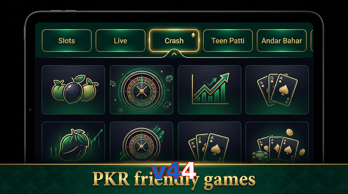 Game list for V44 games section